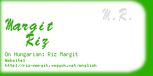 margit riz business card